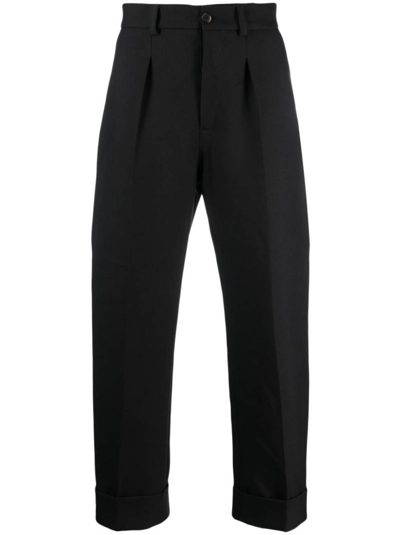 Nanushka Zayden barrel-leg trousers - Black von Nanushka