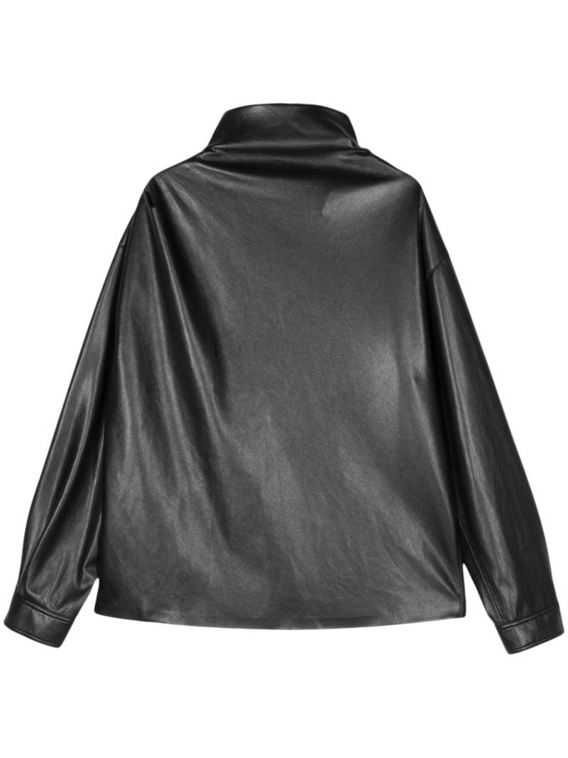 Nanushka draped-detail top - Black von Nanushka