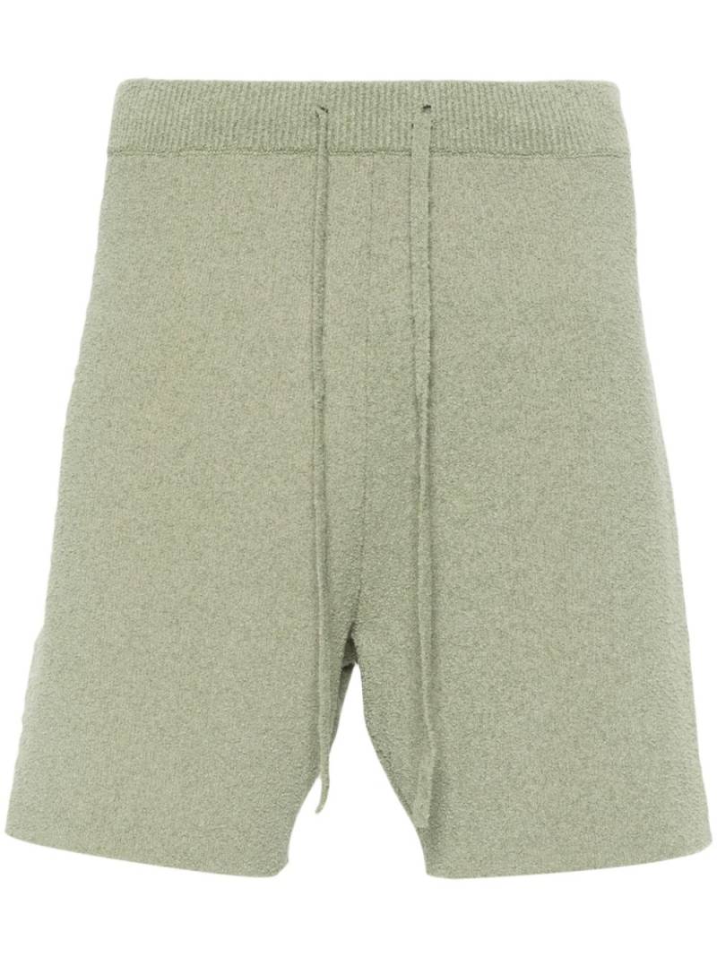 Nanushka drawstring-waist knitted shorts - Green von Nanushka