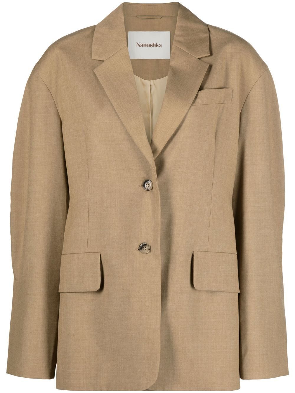 Nanushka drop-shoulder oversized blazer - Neutrals von Nanushka