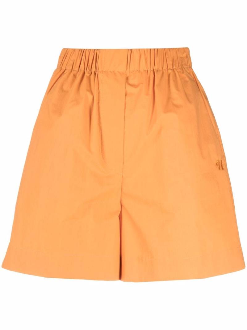 Nanushka elasticated-waist cotton shorts - Orange von Nanushka