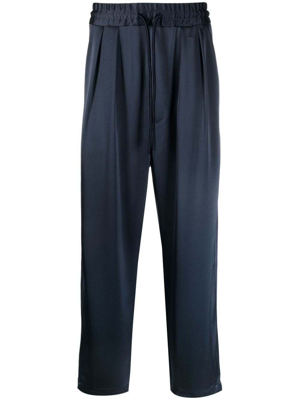 Nanushka elasticated-waist cropped trousers - Blue von Nanushka