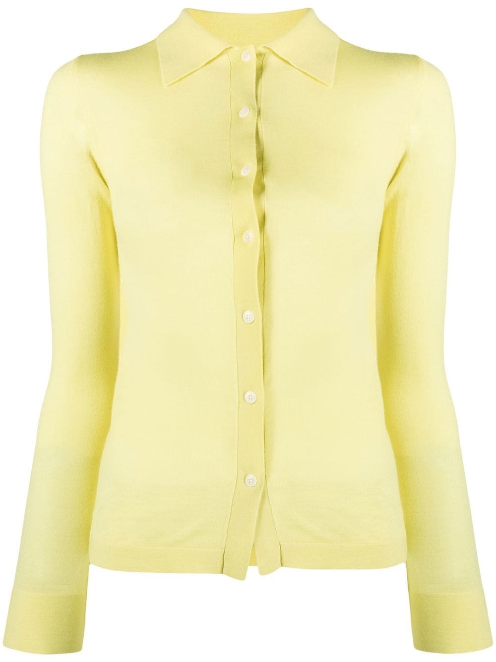 Nanushka fine-knit long-sleeve shirt - Yellow von Nanushka