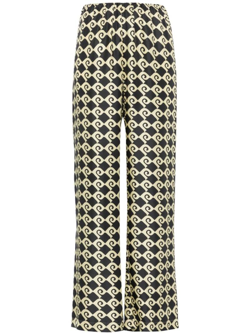 Nanushka geometric trousers - Black von Nanushka