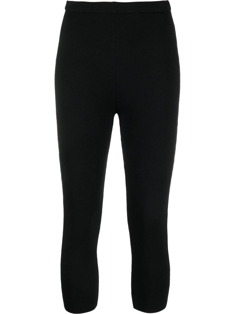 Nanushka high-waisted cropped trousers - Black von Nanushka