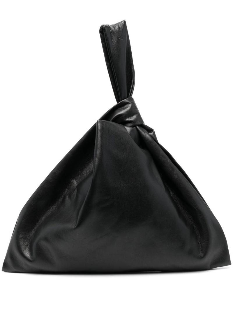 Nanushka knot top-handle tote - Black von Nanushka