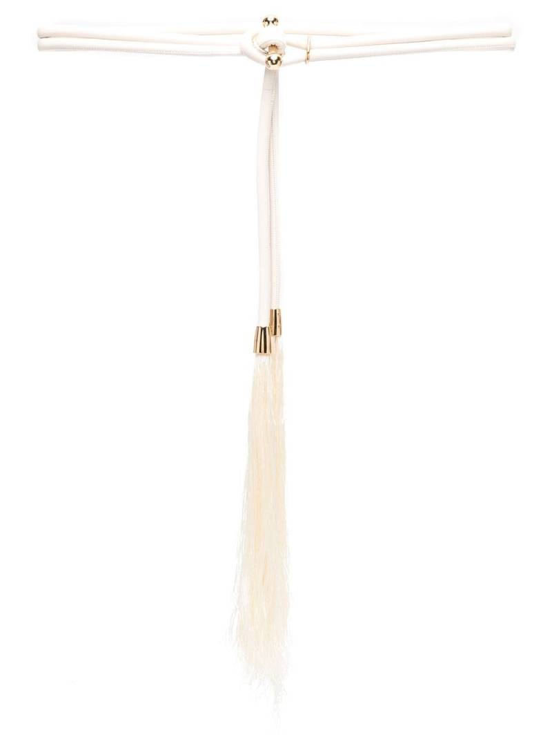 Nanushka long-tassel belt - Neutrals von Nanushka