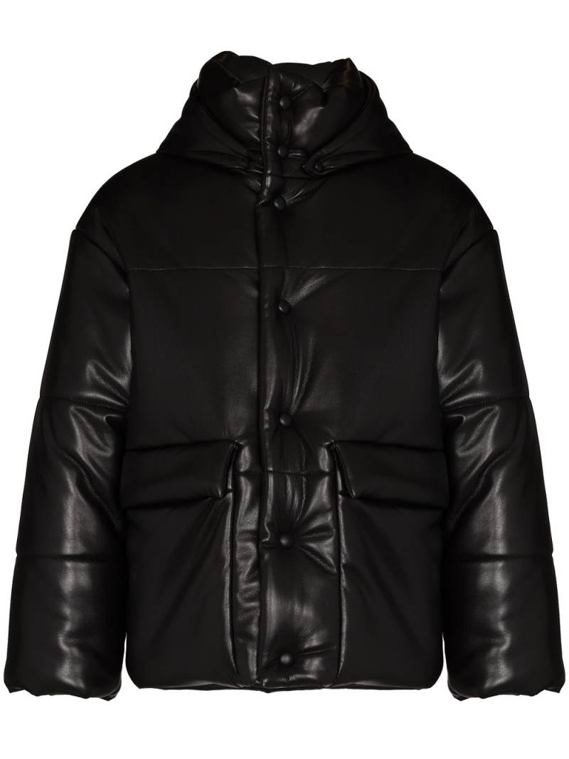 Nanushka hooded padded jacket - Black von Nanushka