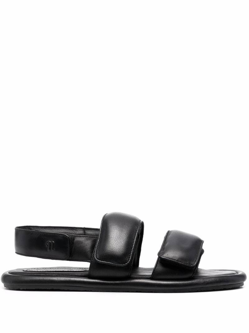 Nanushka padded touch-strap sandals - Black von Nanushka