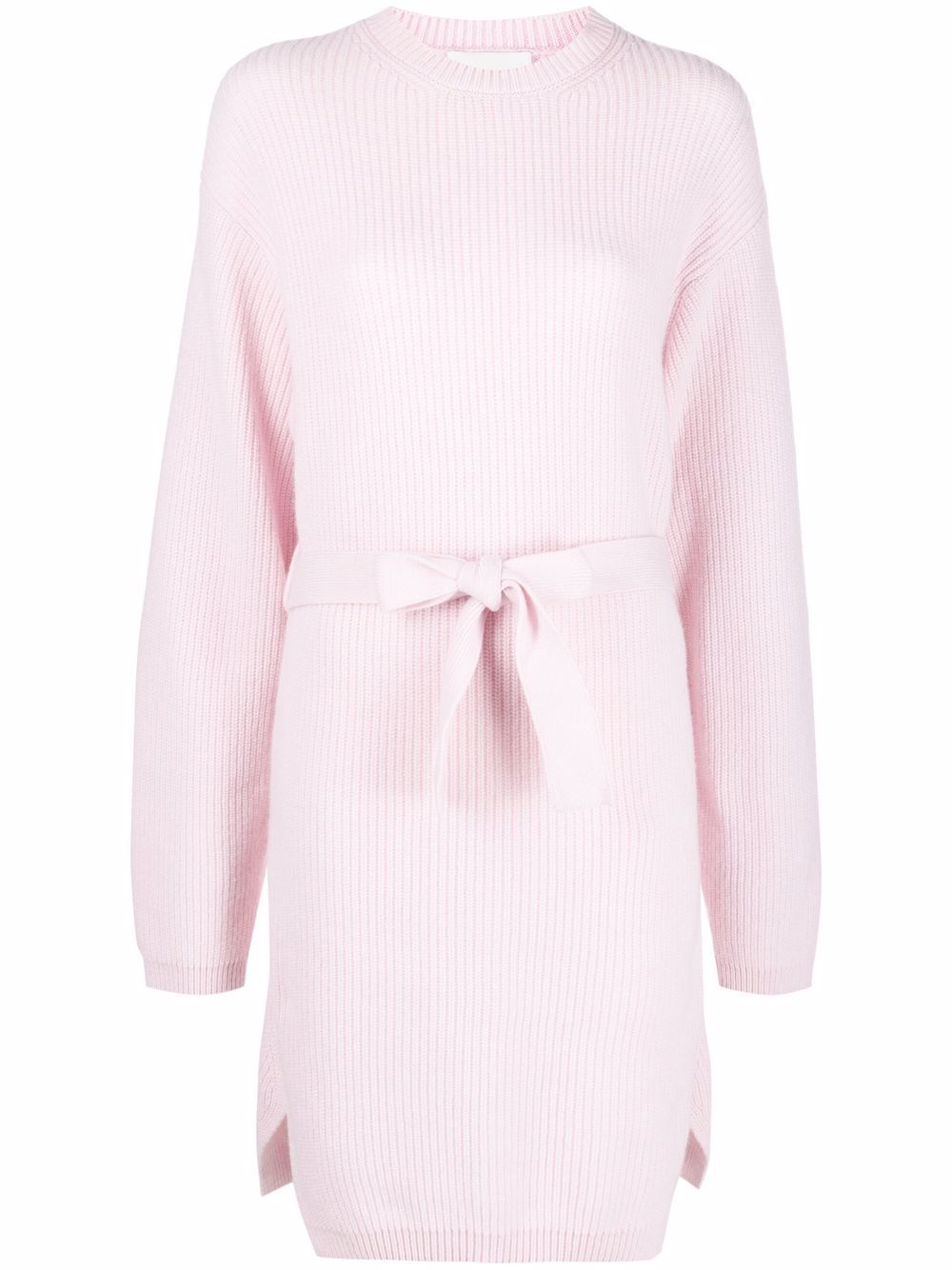 Nanushka ribbed-knit belted mini dress - Pink von Nanushka