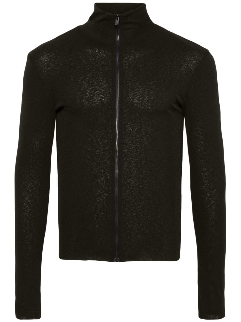 Nanushka semi-sheer recycled polyester jacket - Black von Nanushka