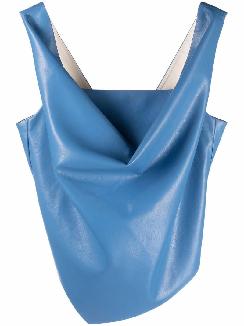 Nanushka sleeveless draped top - Blue von Nanushka