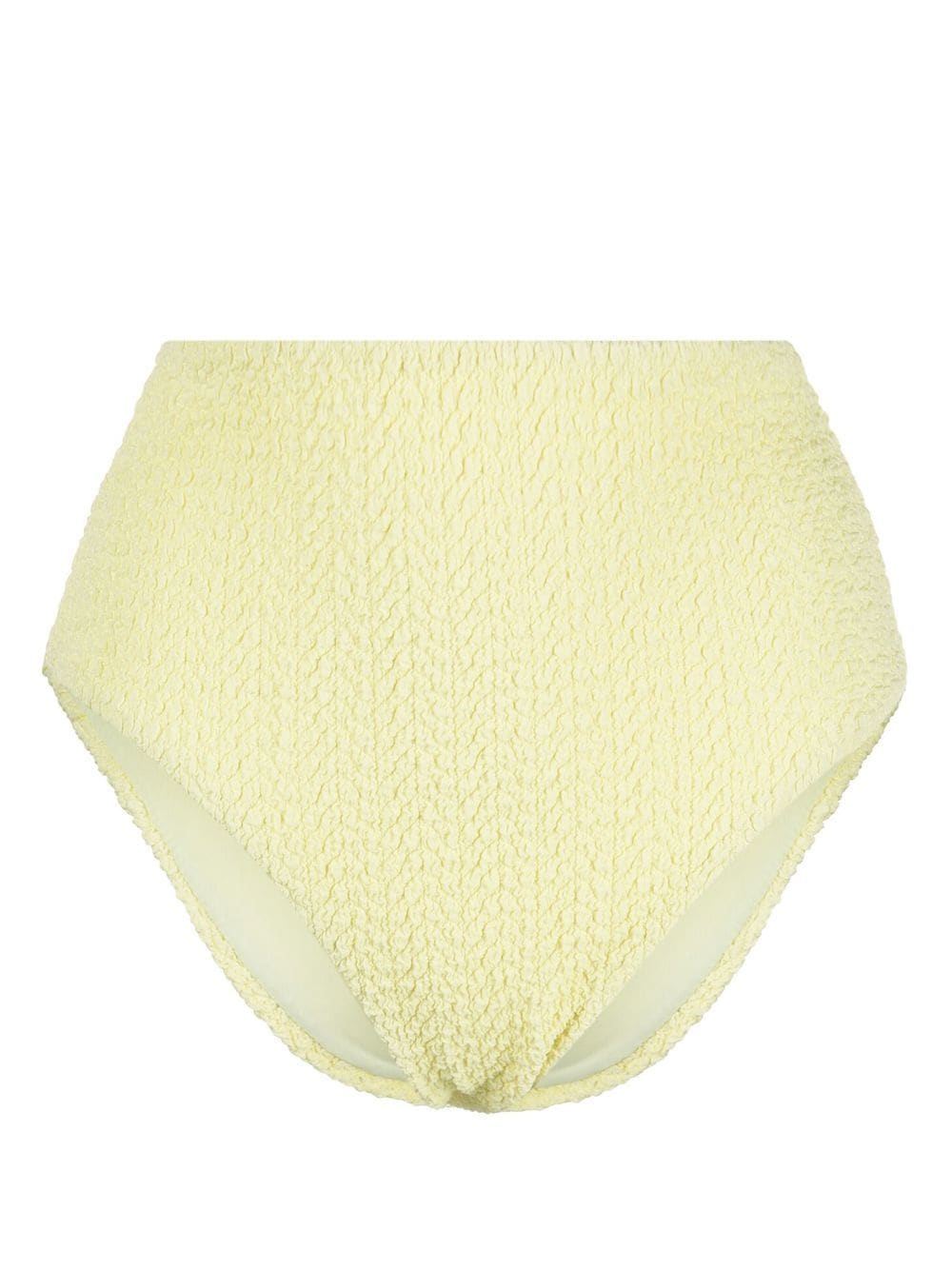 Nanushka textured high-waisted bikini bottoms - Yellow von Nanushka