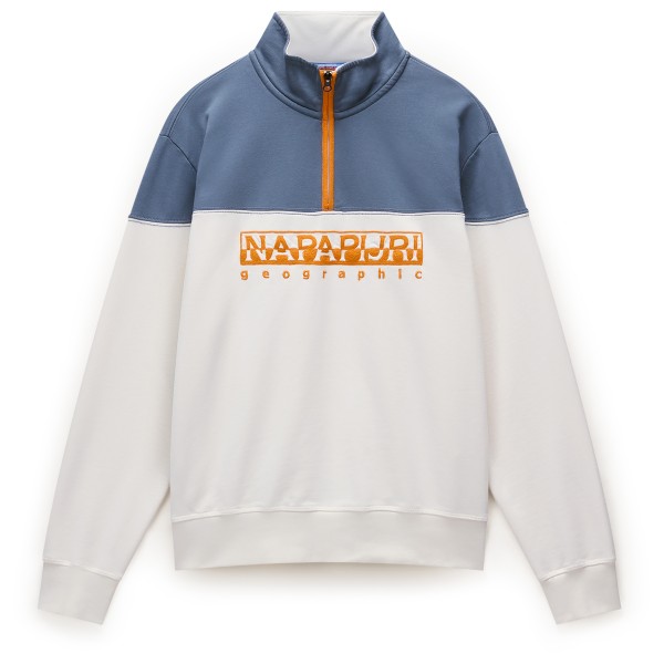 Napapijri - B-Saturnia Half Zip - Pullover Gr L weiß von Napapijri