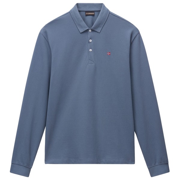 Napapijri - Ealis L/S 1 - Polo-Shirt Gr M blau von Napapijri