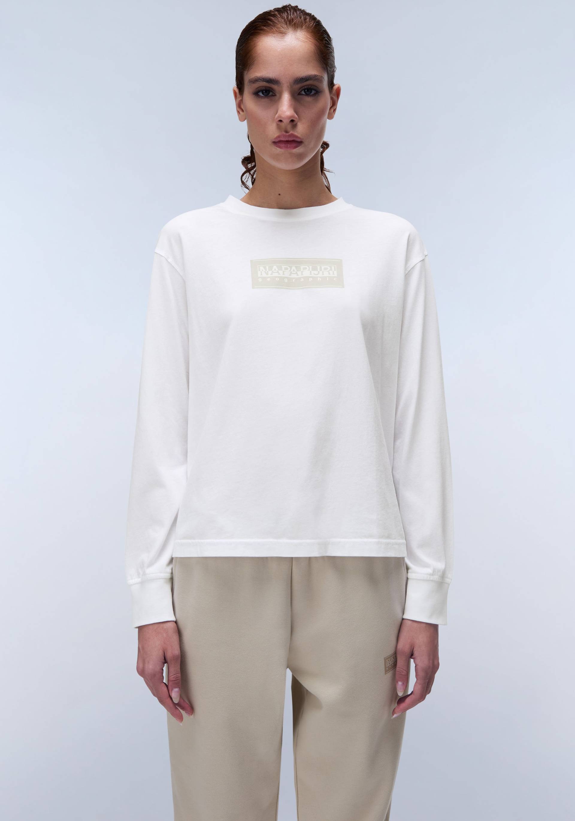 Napapijri Langarmshirt »SUZE«, mit grossem Logoprint Napapijri Langarmshirt »SUZE«, mit grossem Logoprint von Napapijri