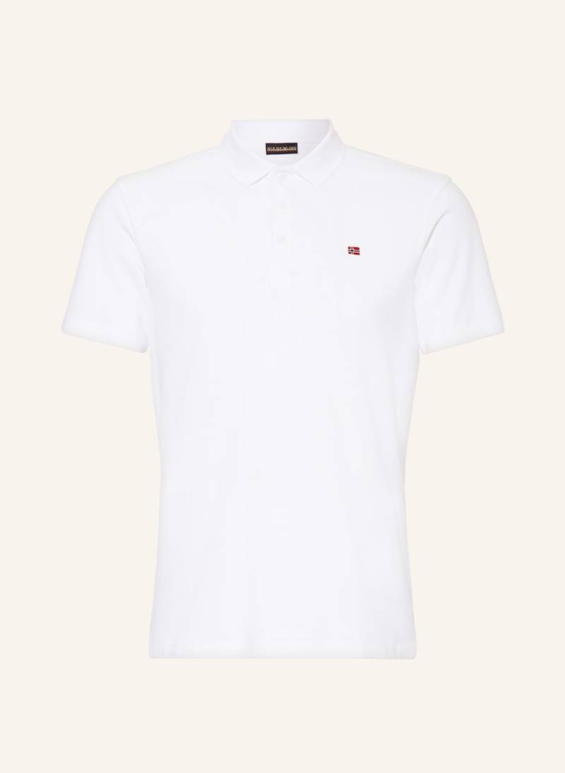 Napapijri Piqué-Poloshirt Ealis weiss von Napapijri