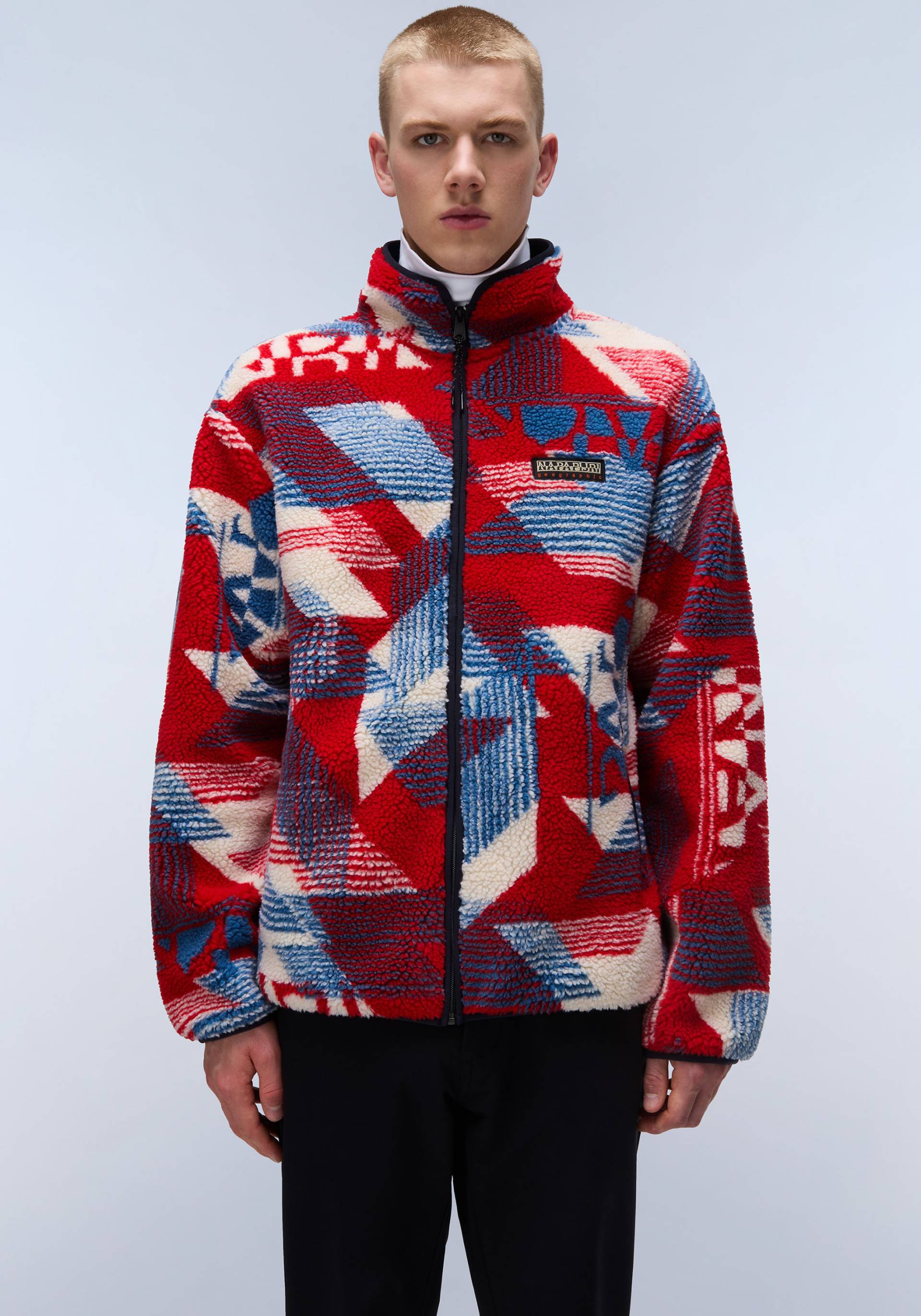 Napapijri Plüschjacke »ARGIENT«, mit allover Print Napapijri Plüschjacke »ARGIENT«, mit allover Print von Napapijri