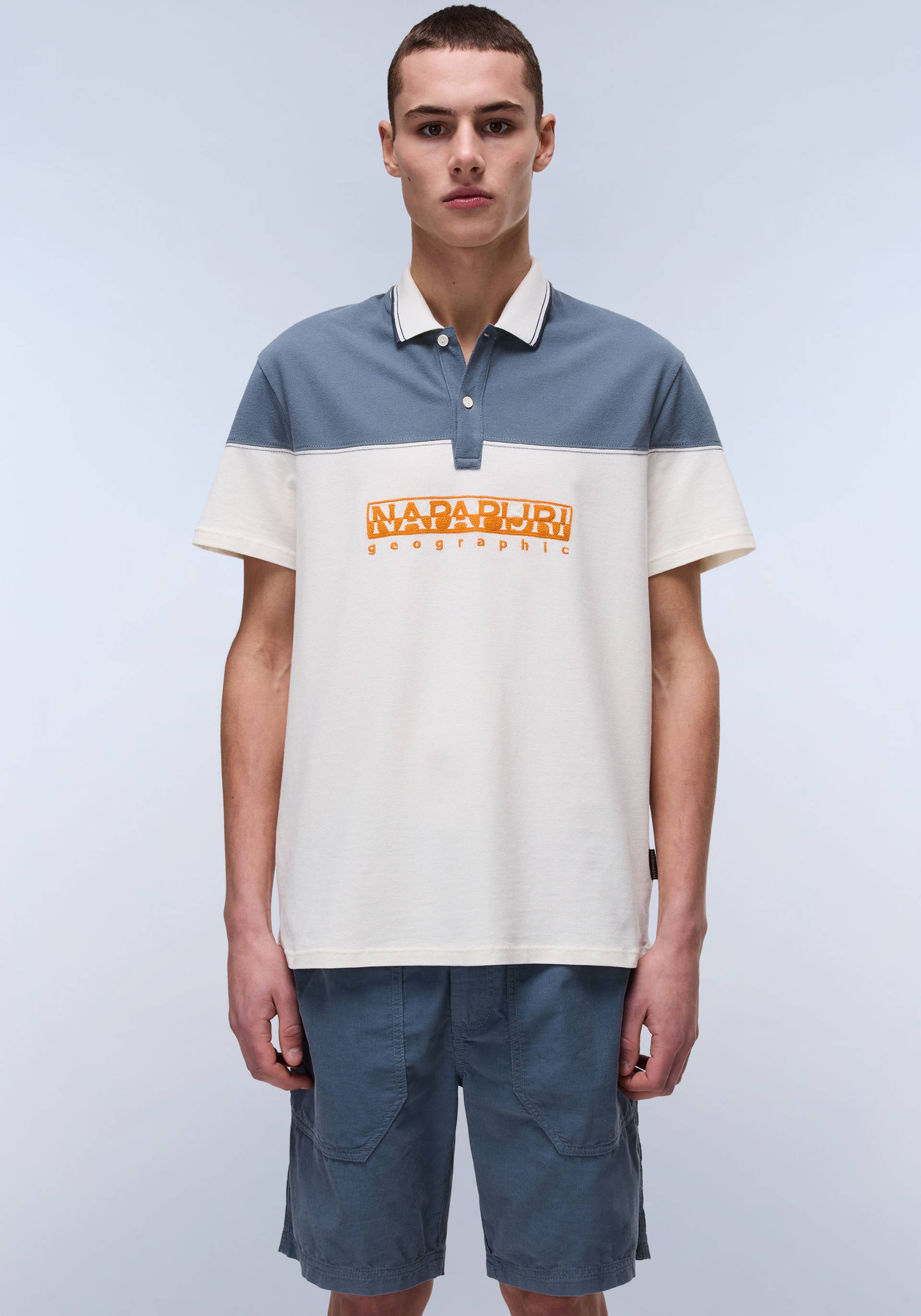 Napapijri Poloshirt »E-SATURNIA SS«, Mit Rundhalsausschnitt Napapijri Poloshirt »E-SATURNIA SS«, Mit Rundhalsausschnitt von Napapijri