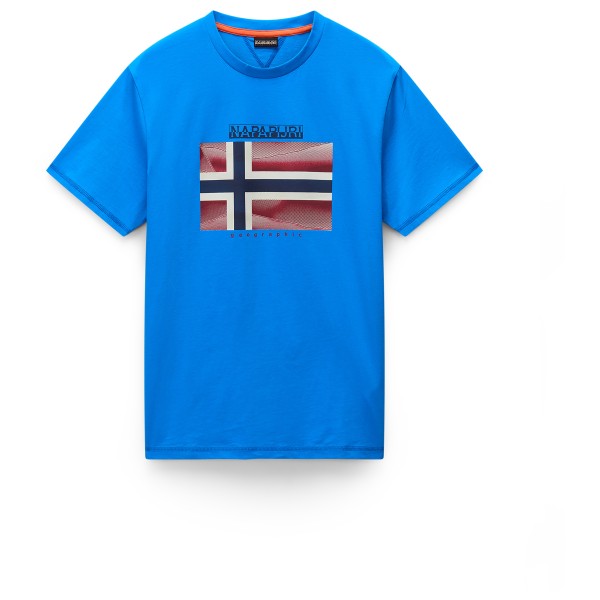 Napapijri - S-Lari S/S - T-Shirt Gr L blau von Napapijri