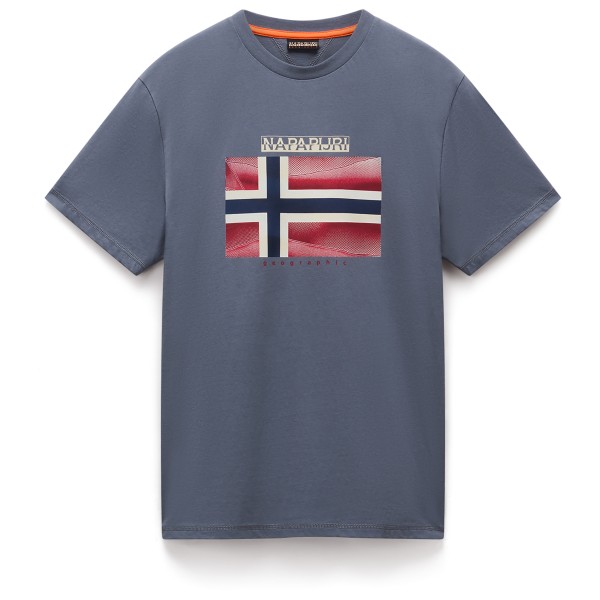 Napapijri - S-Lari S/S - T-Shirt Gr L blau von Napapijri