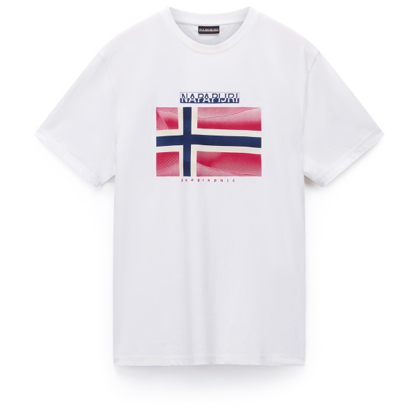 Napapijri - S-Lari S/S - T-Shirt Gr L weiß von Napapijri