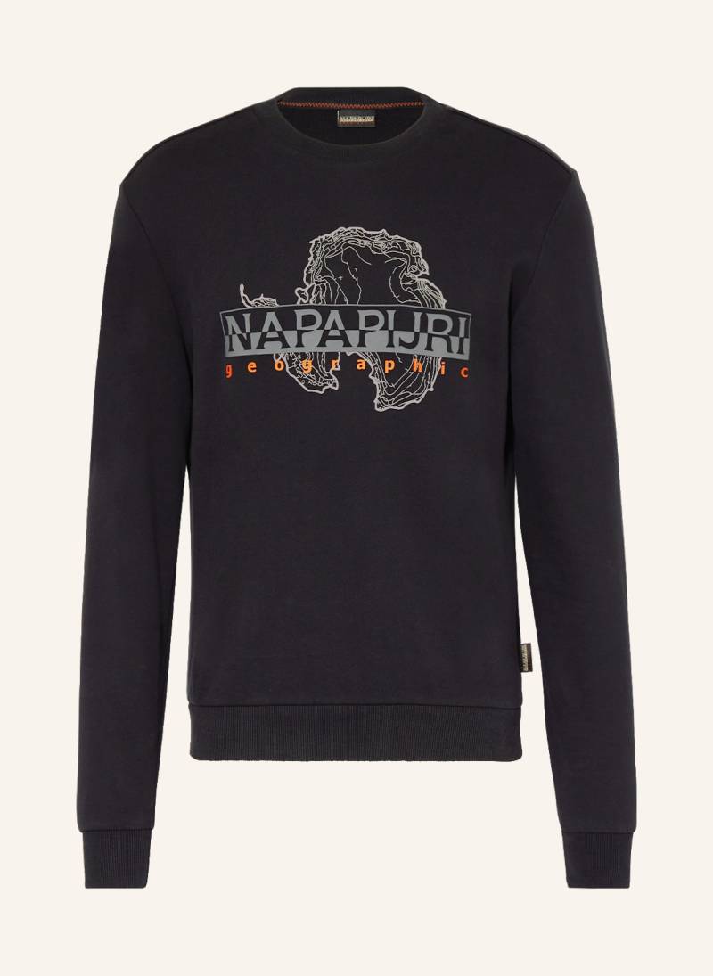 Napapijri Sweatshirt Iceberg schwarz von Napapijri