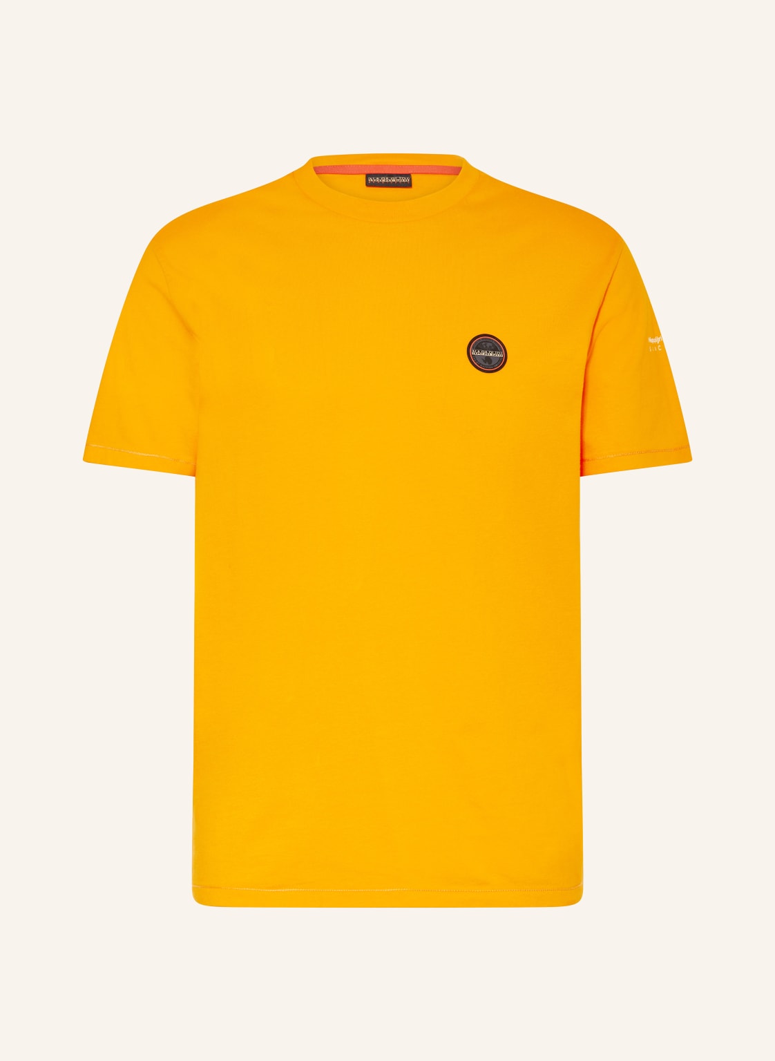 Napapijri T-Shirt Badge orange von Napapijri