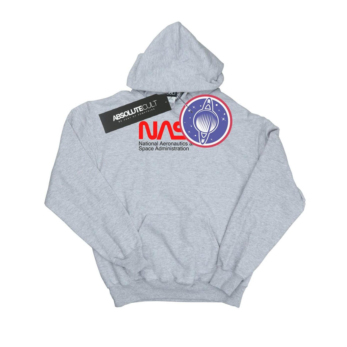 Aeronautics And Space Kapuzenpullover Jungen Grau 128 von Nasa