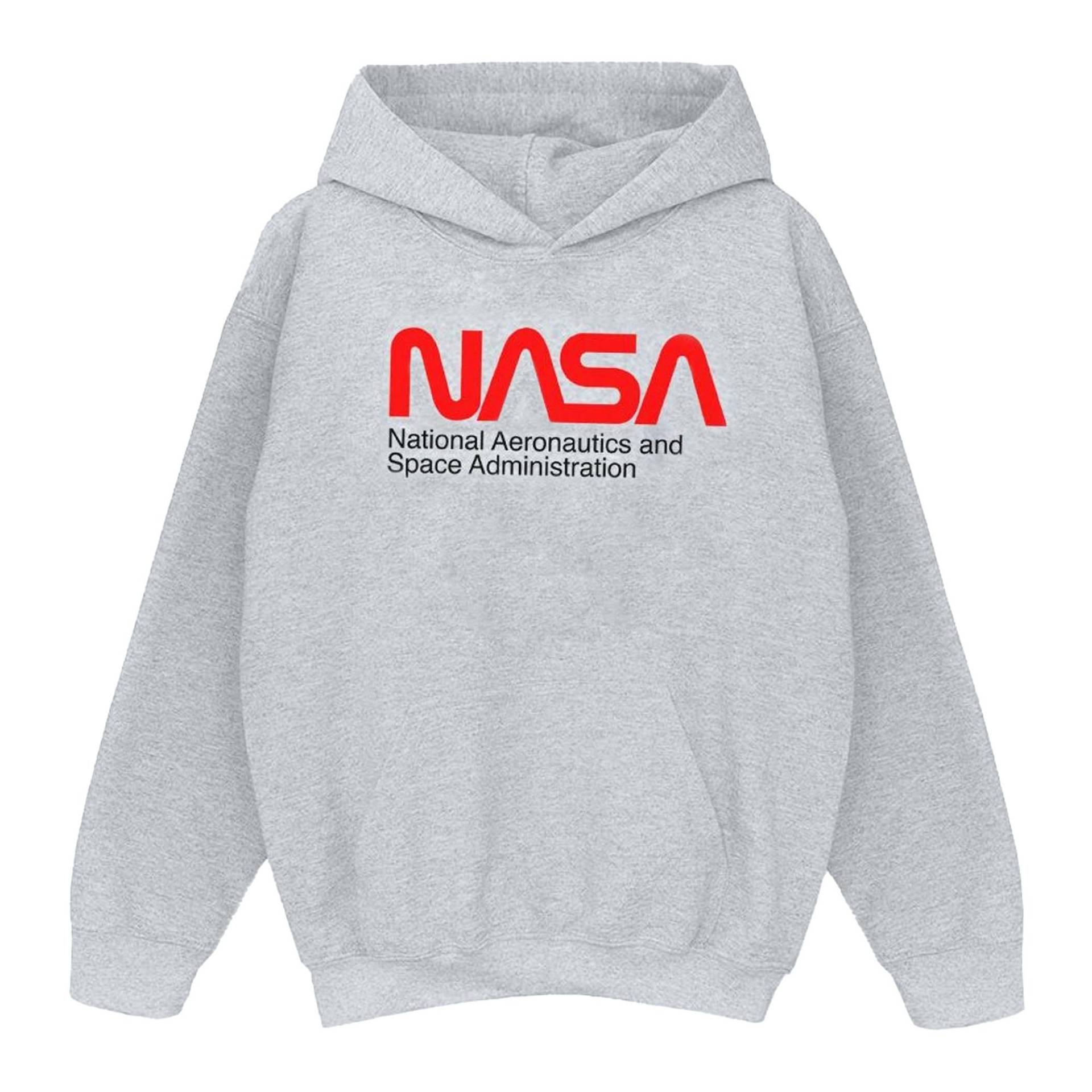 Aeronautics And Space Kapuzenpullover Jungen Grau 140/146 von Nasa