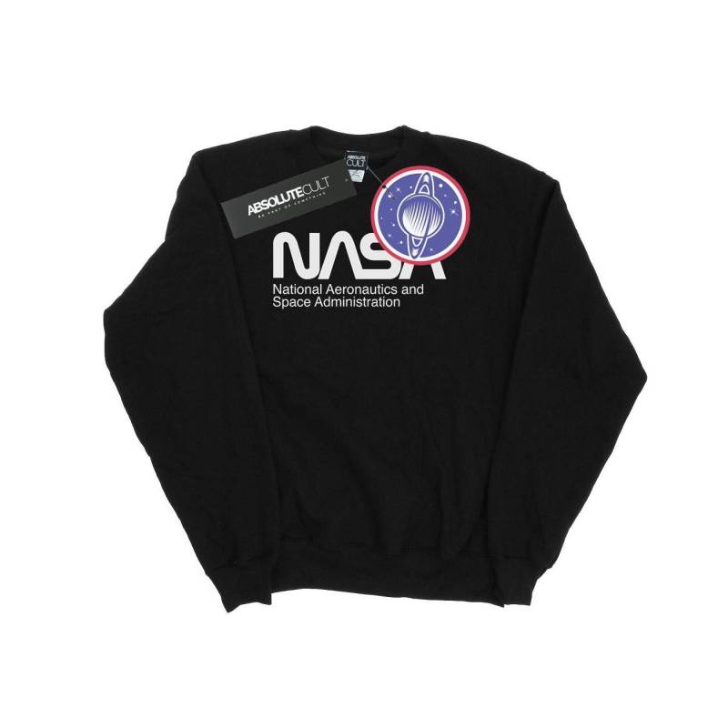 Nasa - Aeronautics And Space Sweatshirt, für Herren, Schwarz, Größe M von Nasa