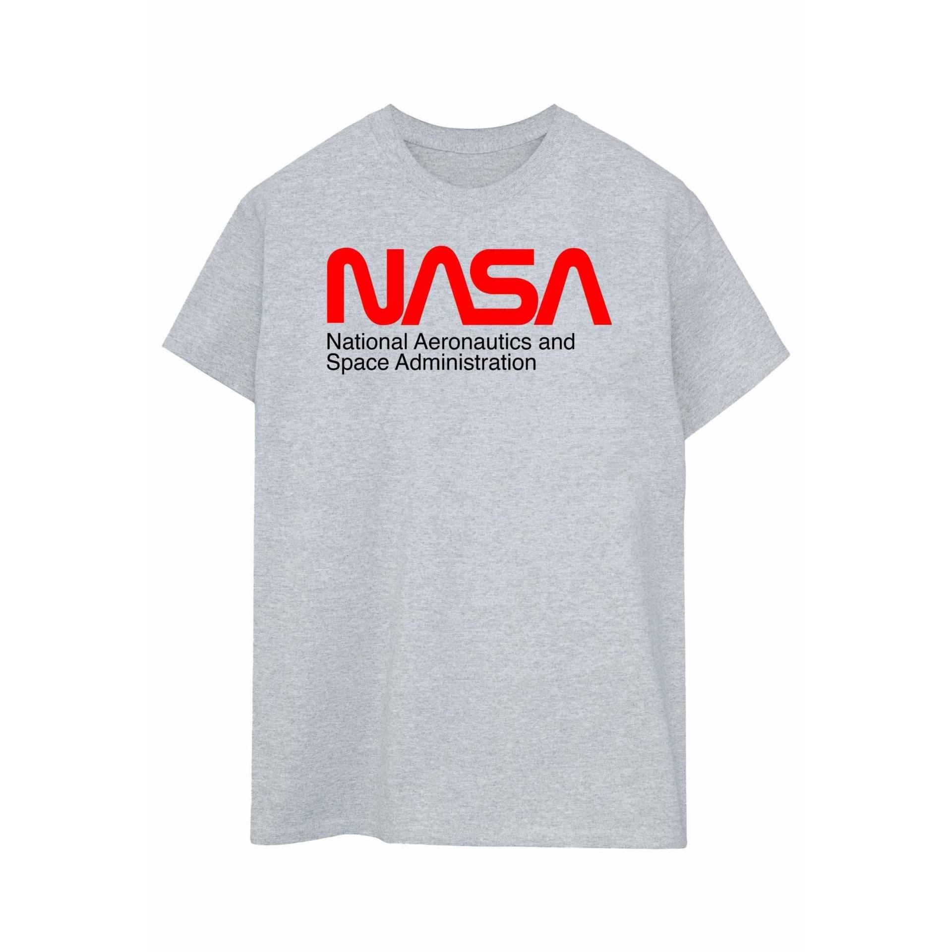 Aeronautics And Space Tshirt Damen Grau L von Nasa