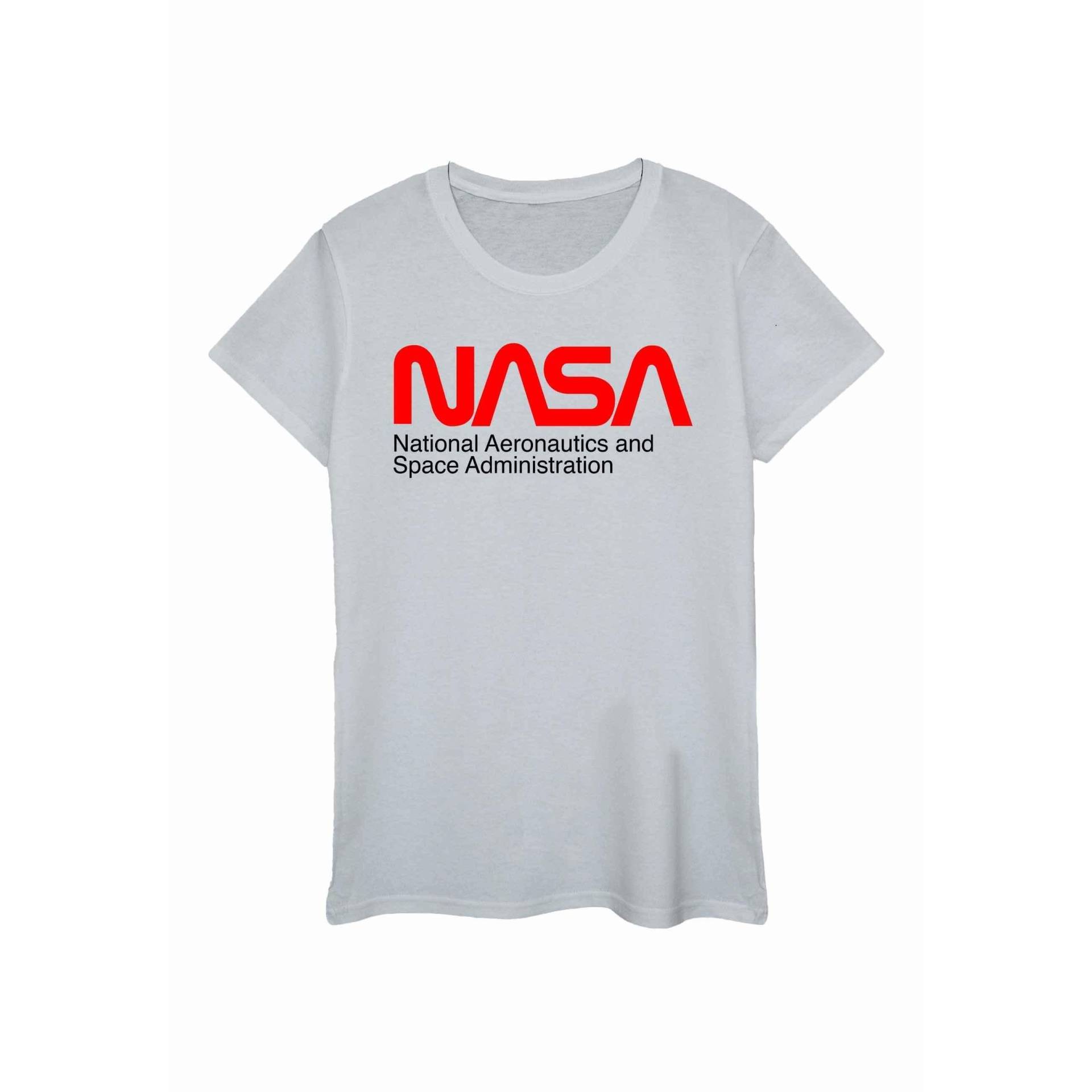 Aeronautics And Space Tshirt Damen Grau L von Nasa