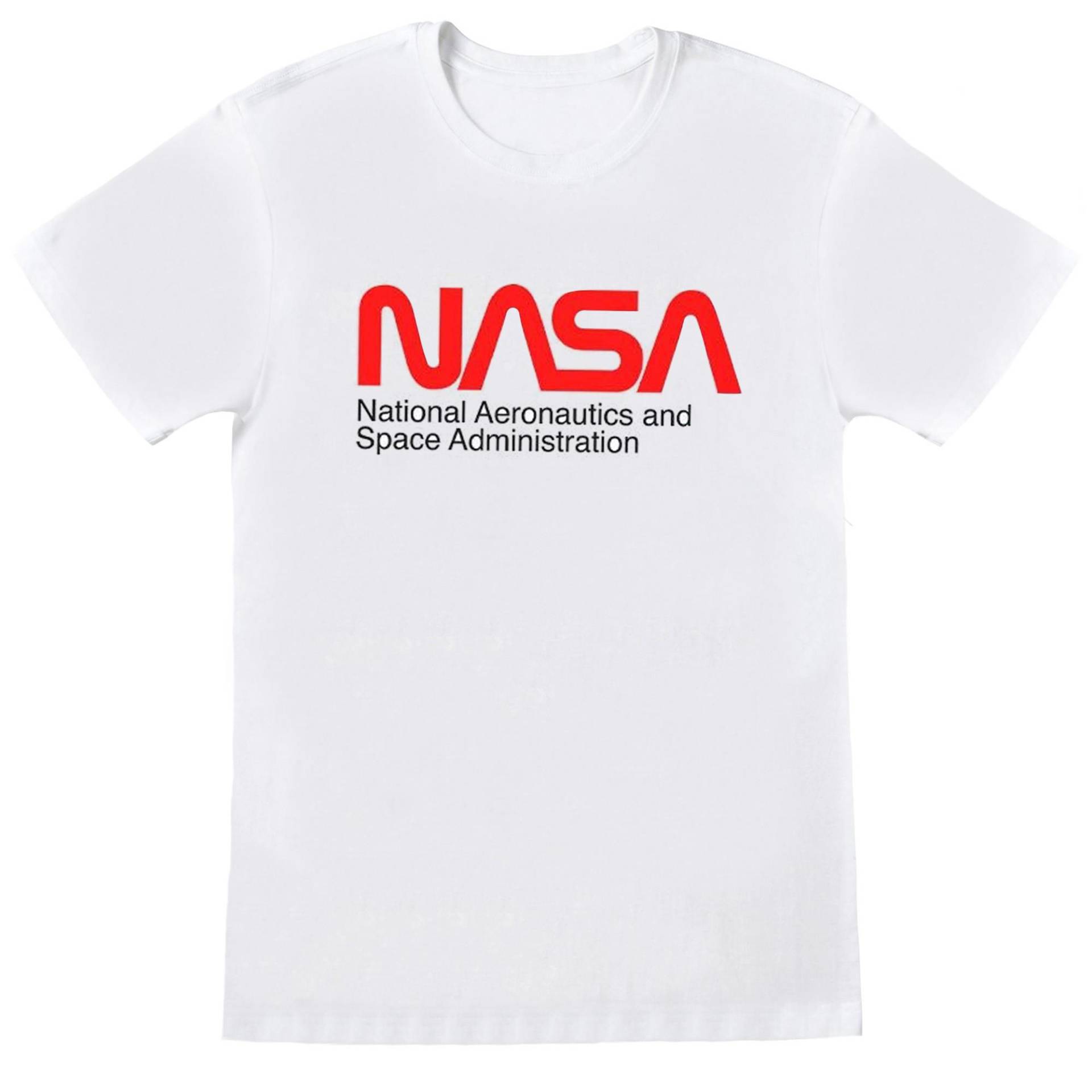 Aeronautics And Space Tshirt Jungen Weiss 140/146 von Nasa