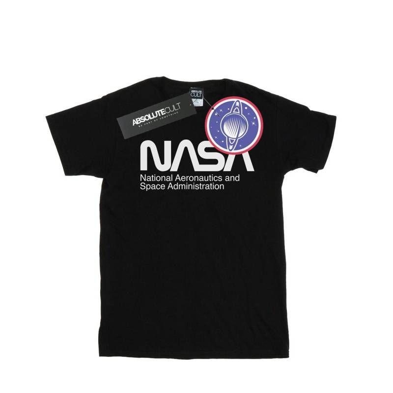 Aeronautics And Space Tshirt Mädchen Schwarz 116 von Nasa