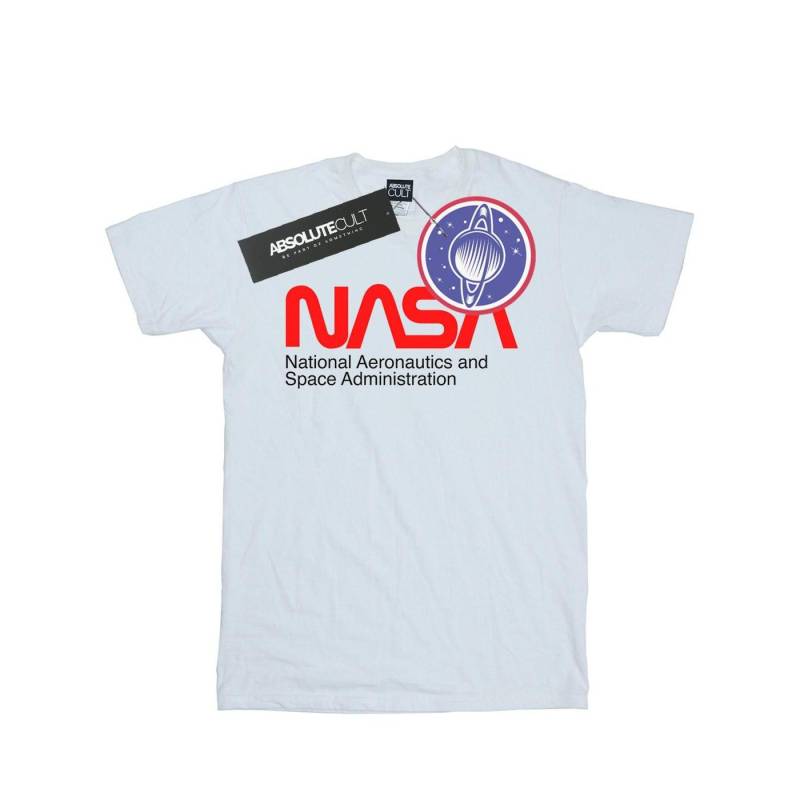 Aeronautics And Space Tshirt Mädchen Weiss 128 von Nasa