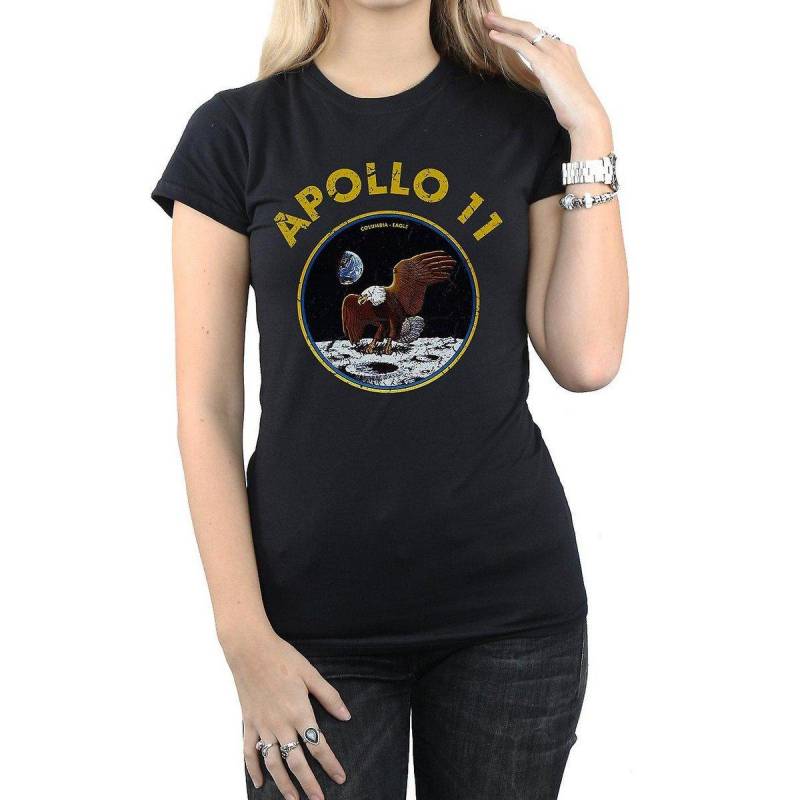 Nasa - Apollo 11 TShirt, für Damen, Schwarz, Größe S von Nasa