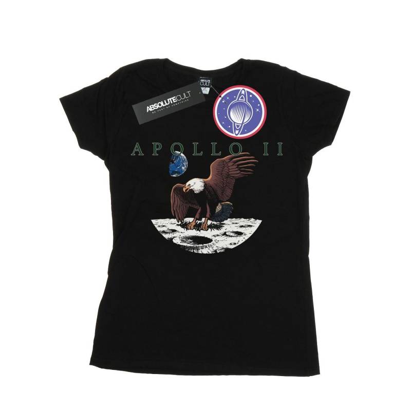 Apollo 11 Vintage Tshirt Damen Schwarz L von Nasa