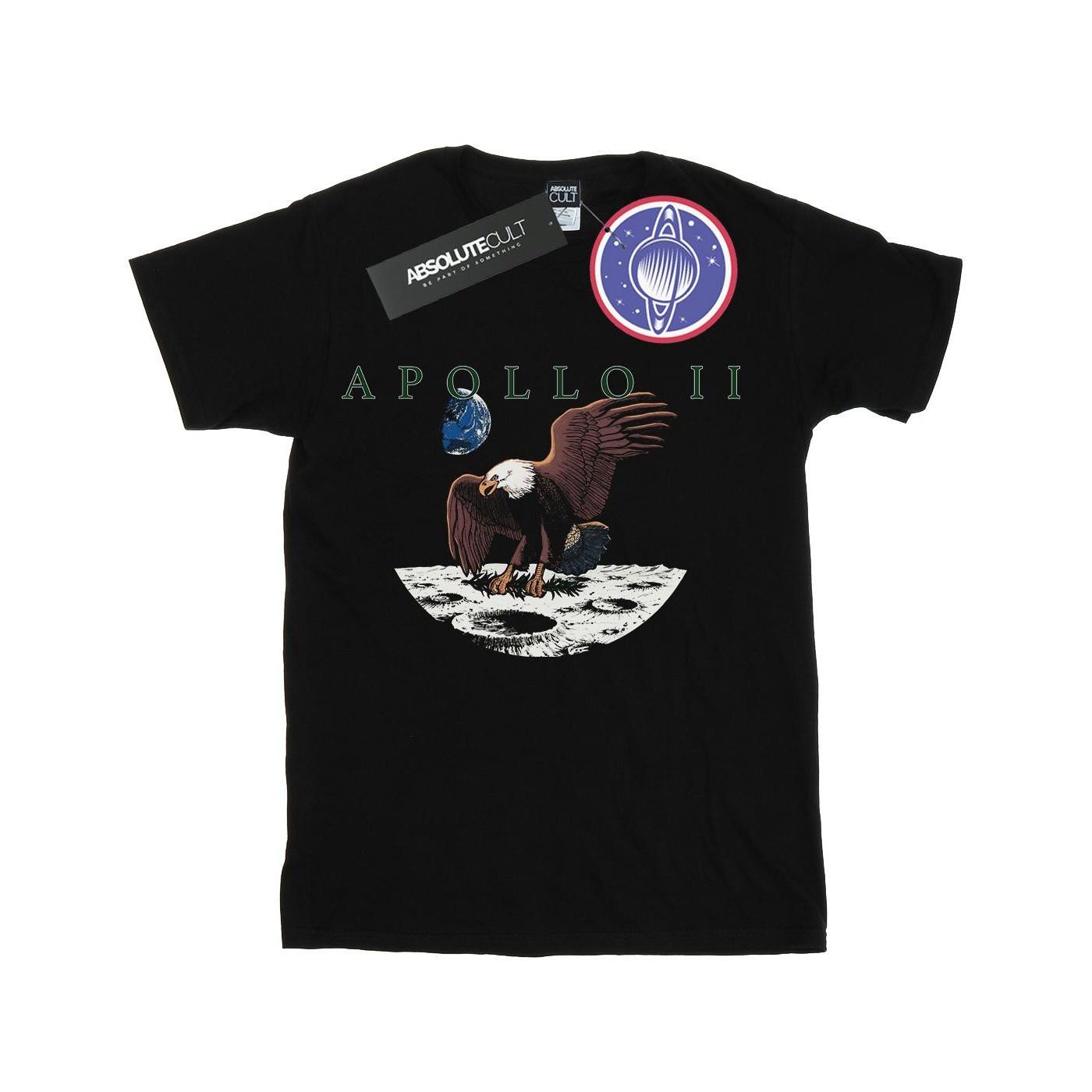 Apollo 11 Vintage Tshirt Herren Schwarz L von Nasa