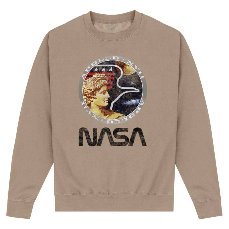 Apollo Sweatshirt Herren Beige S von Nasa