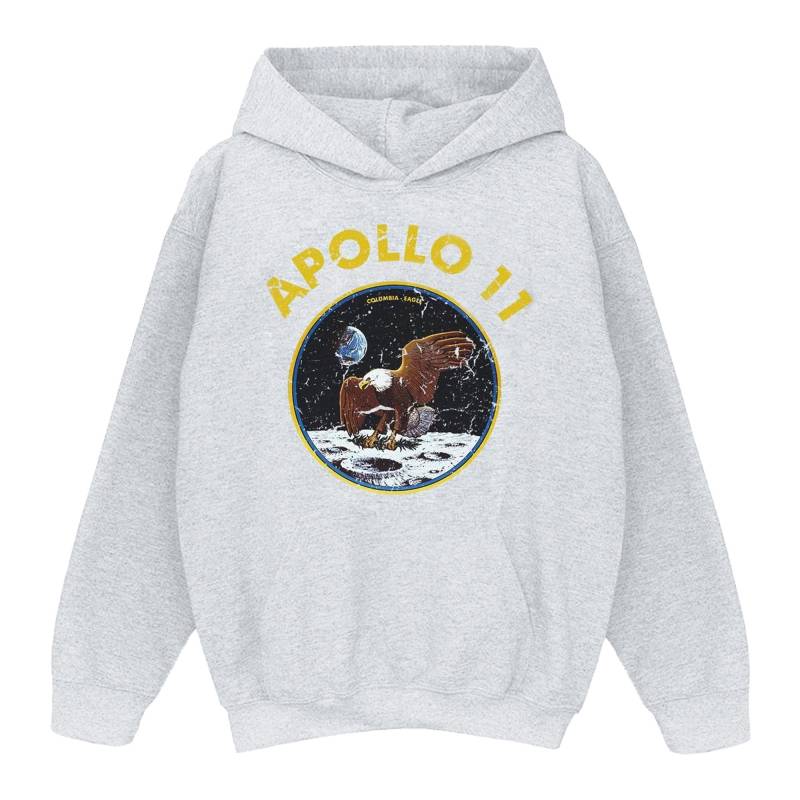 Classic Apollo 11 Kapuzenpullover Jungen Grau 152-158 von Nasa