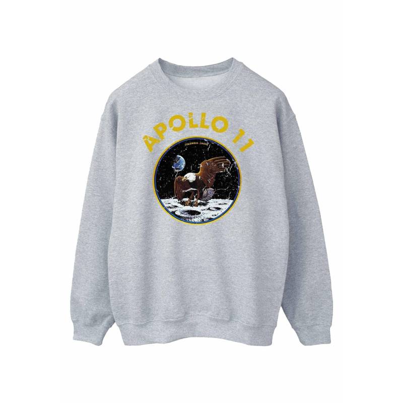 Nasa - Classic Apollo 11 Sweatshirt, für Herren, Grau, Größe S von Nasa