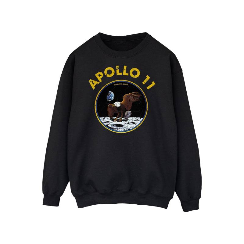 Nasa - Classic Apollo 11 Sweatshirt, für Herren, Schwarz, Größe S von Nasa