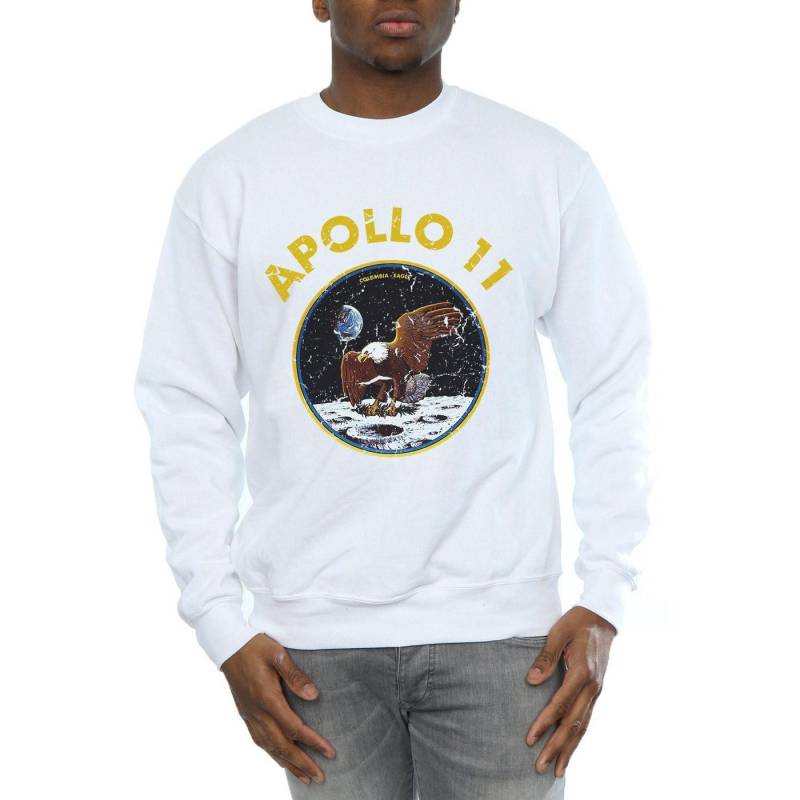 Classic Apollo 11 Sweatshirt Herren Weiss 3XL von Nasa