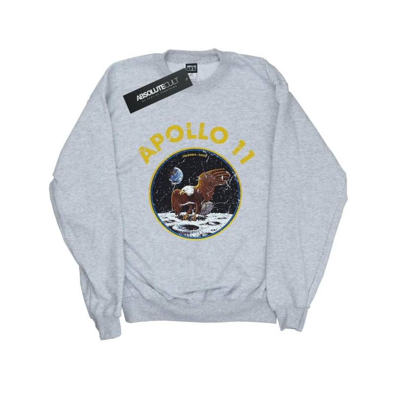 Classic Apollo 11 Sweatshirt Jungen Grau 116 von Nasa