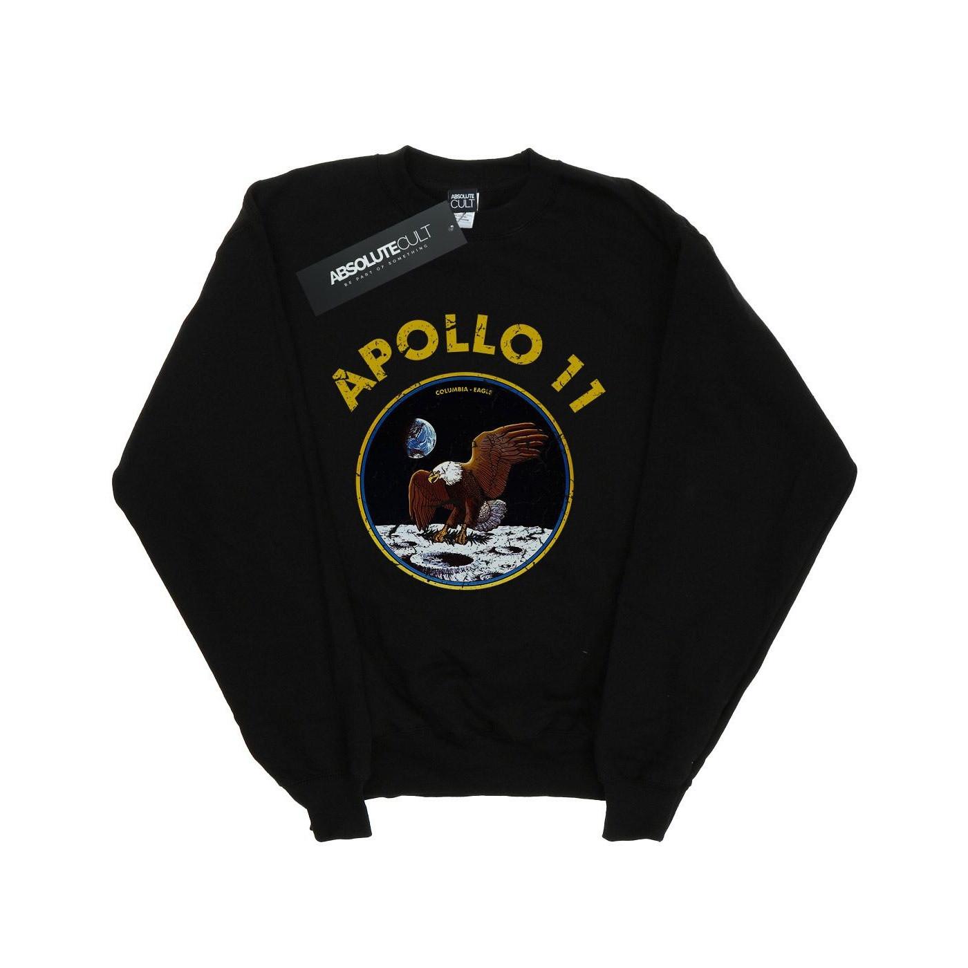 Classic Apollo 11 Sweatshirt Jungen Schwarz 128 von Nasa