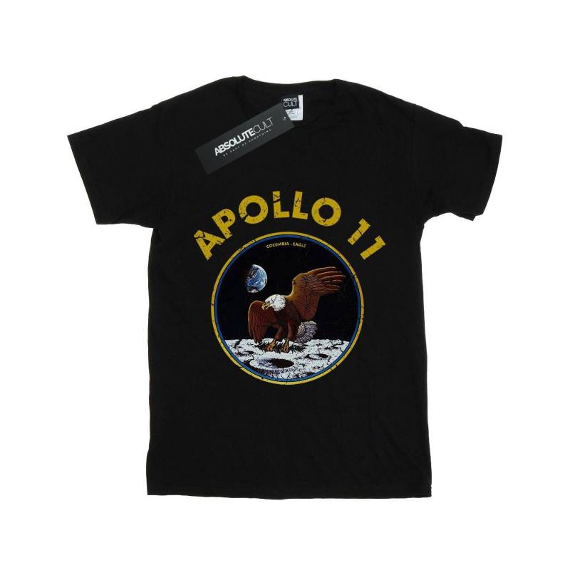 Classic Apollo 11 Tshirt Jungen Schwarz 128 von Nasa