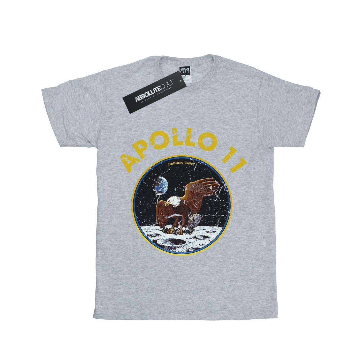 Classic Apollo 11 Tshirt Mädchen Grau 116 von Nasa