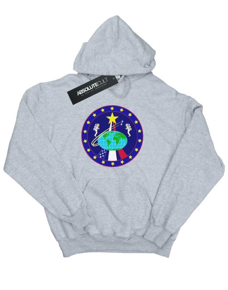 Classic Globe Astronauts Kapuzenpullover Herren Grau L von Nasa