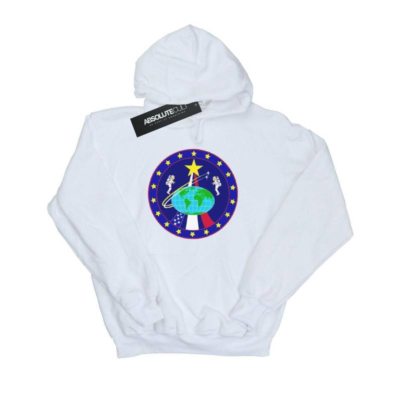 Classic Globe Astronauts Kapuzenpullover Herren Weiss 3XL von Nasa